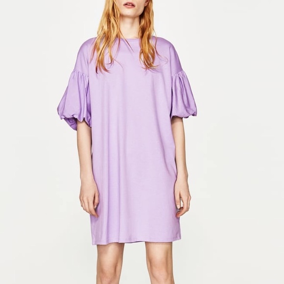 Zara | Dresses | Zara Lilac Tshirt 